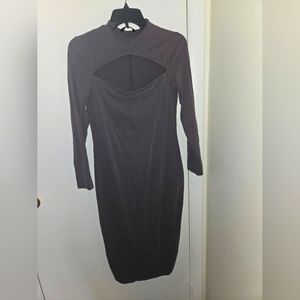 Shein gray midi dress. Size 0x